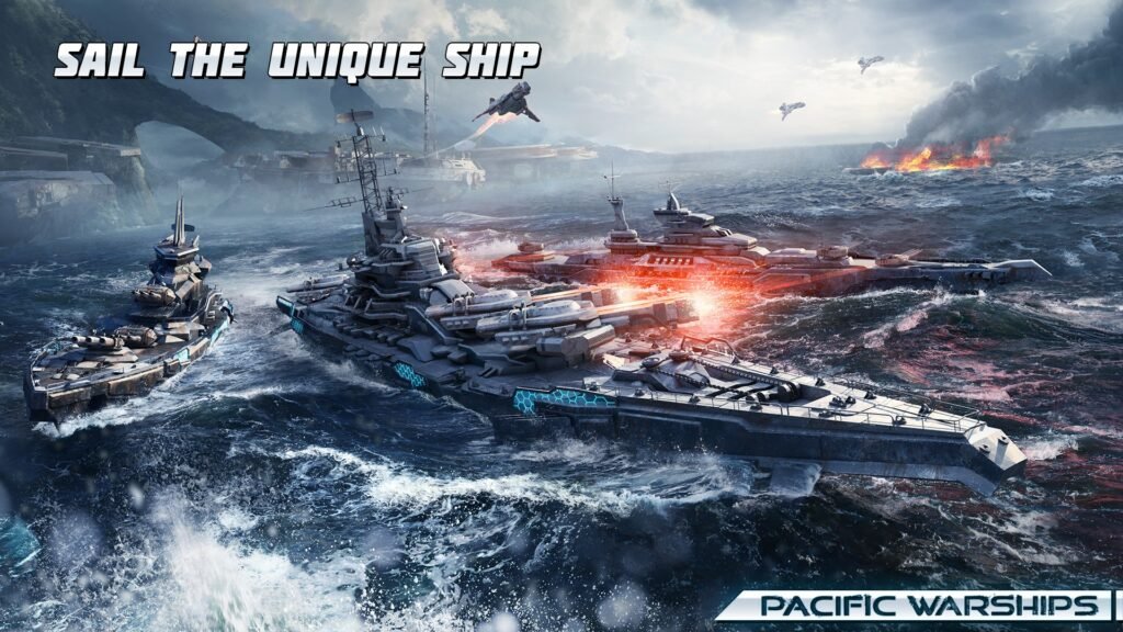 Pacific Warships Naval PvP Mod APK