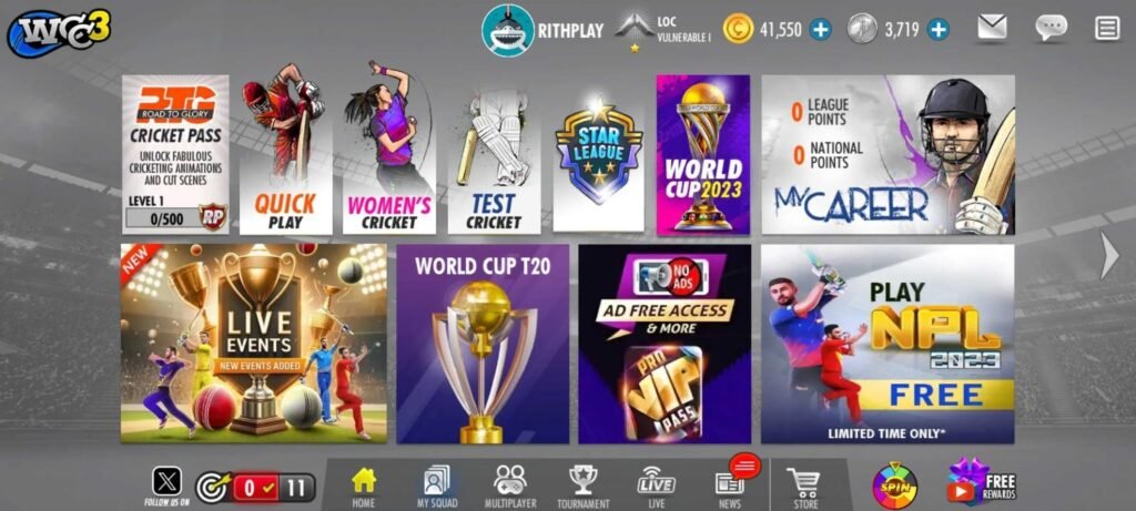 World Cricket Championship 3 Mod APK 2.8 [Unlimited money]