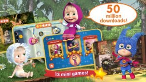 Masha and the Bear Child Games Mod APK 3.7.0 [Full] 2