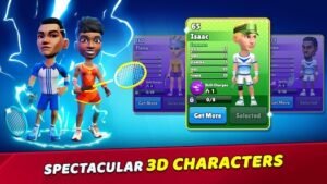 Badminton Clash 3D Mod APK 1.2.0 [Free purchase] Downoad now 4